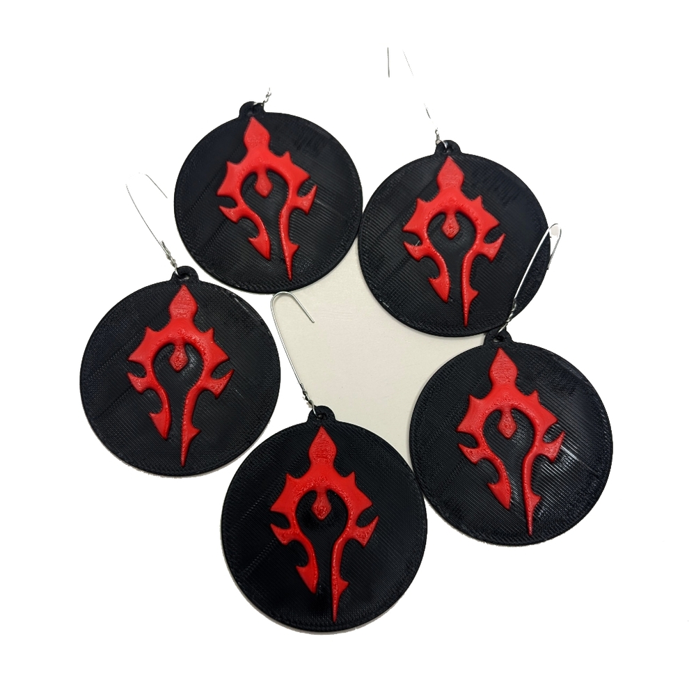 WoW themed Horde Christmas Tree Ornaments